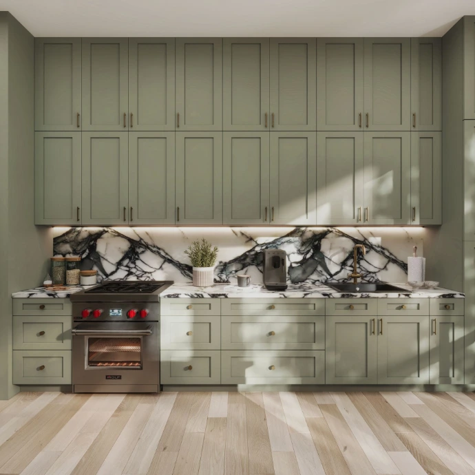 Sage Green Kitchen