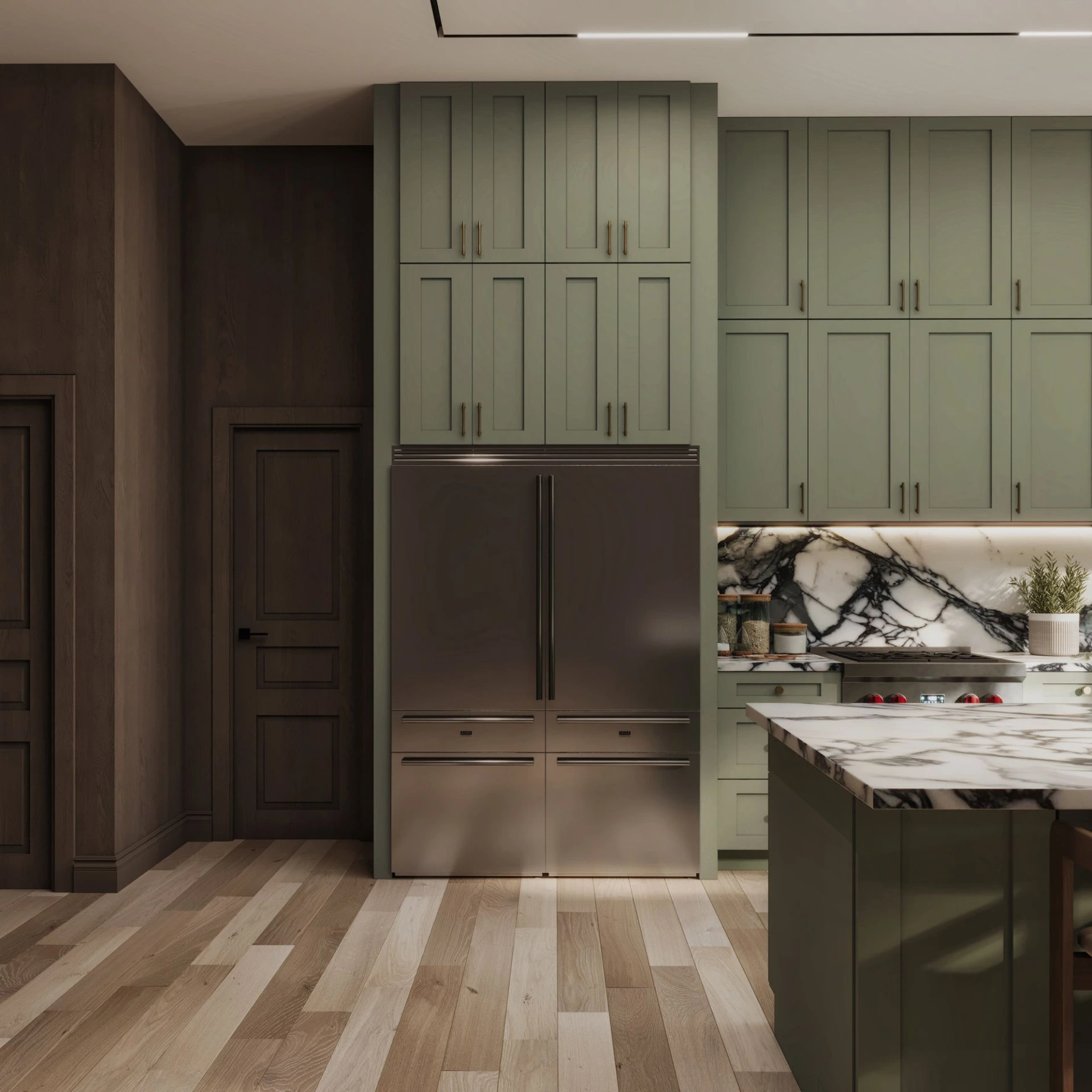 Sage Green Kitchen