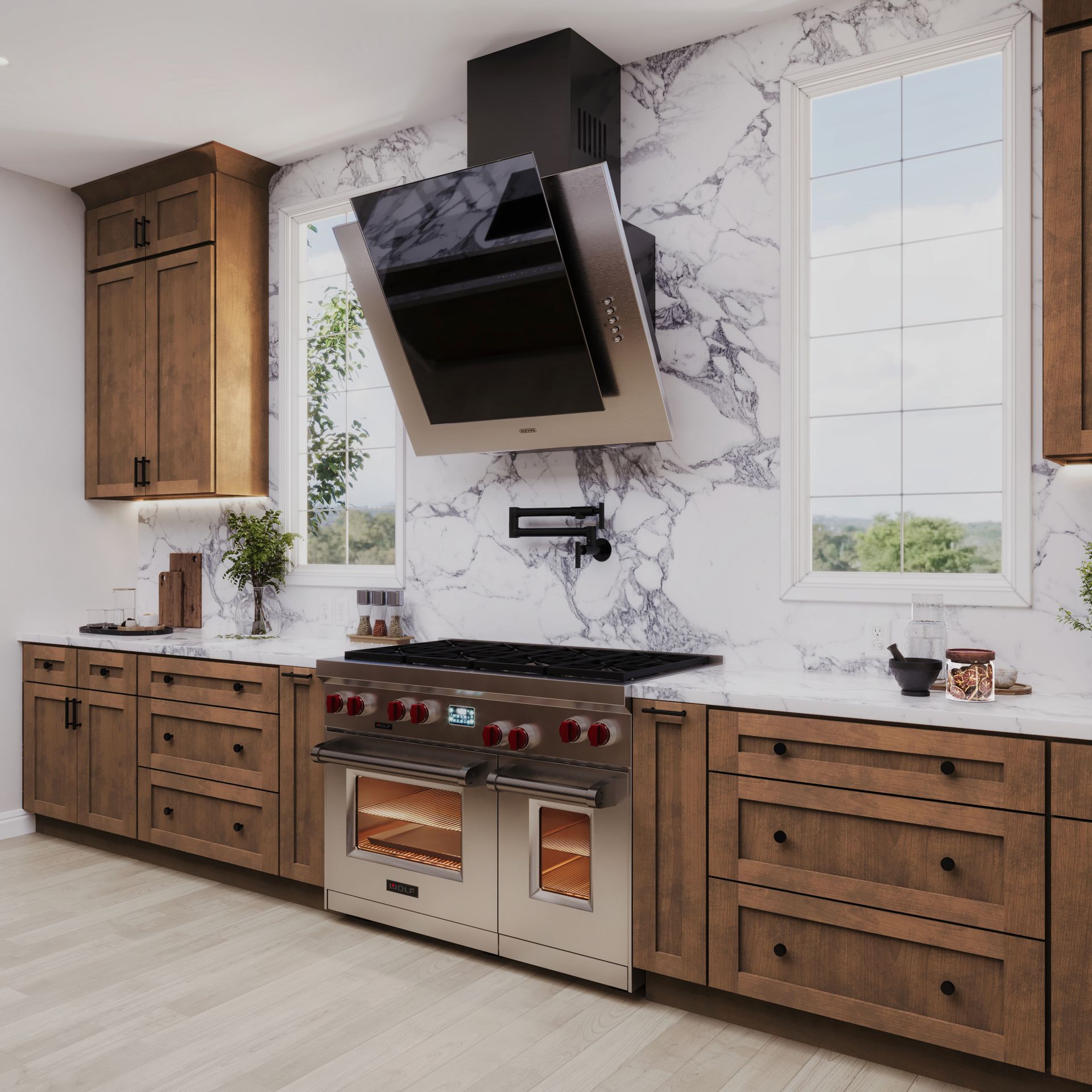Rustic Wood Kitchen 