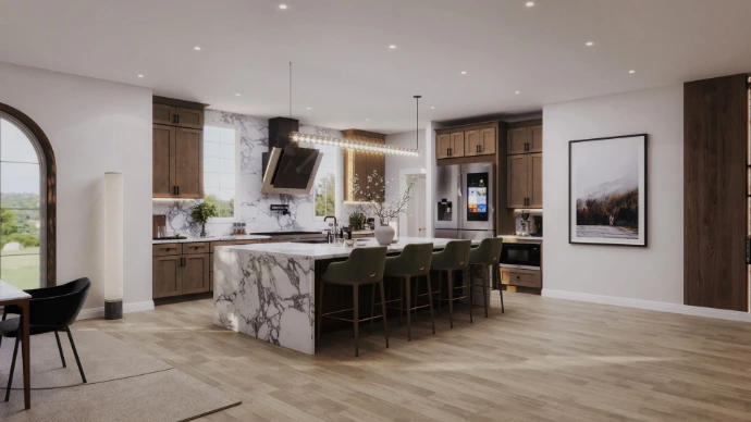 Rustic Wood Kitchen 