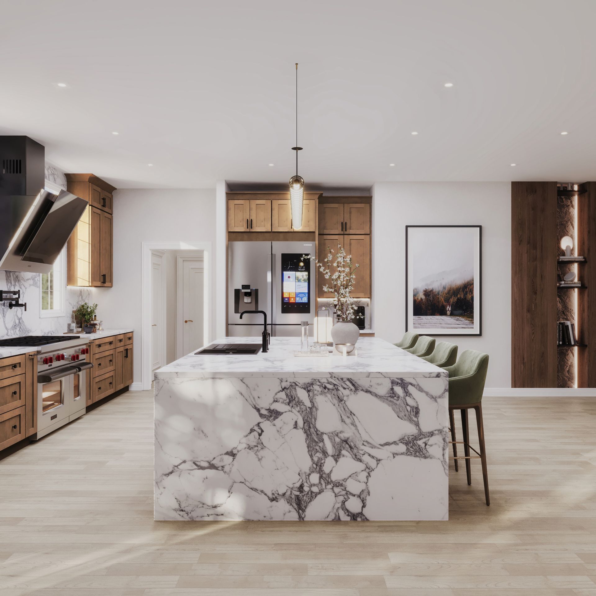Rustic Wood Kitchen 