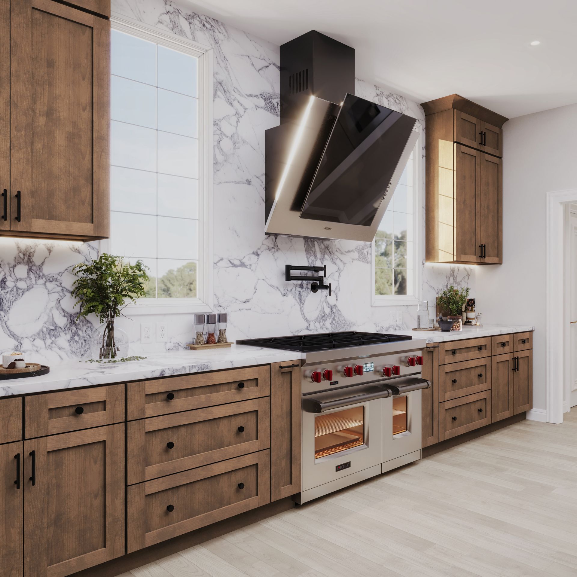 Rustic Wood Kitchen 