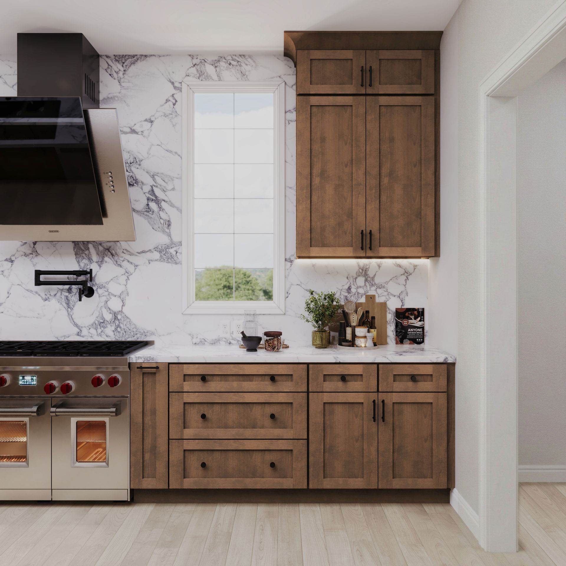 Rustic Wood RTA Kitchen 