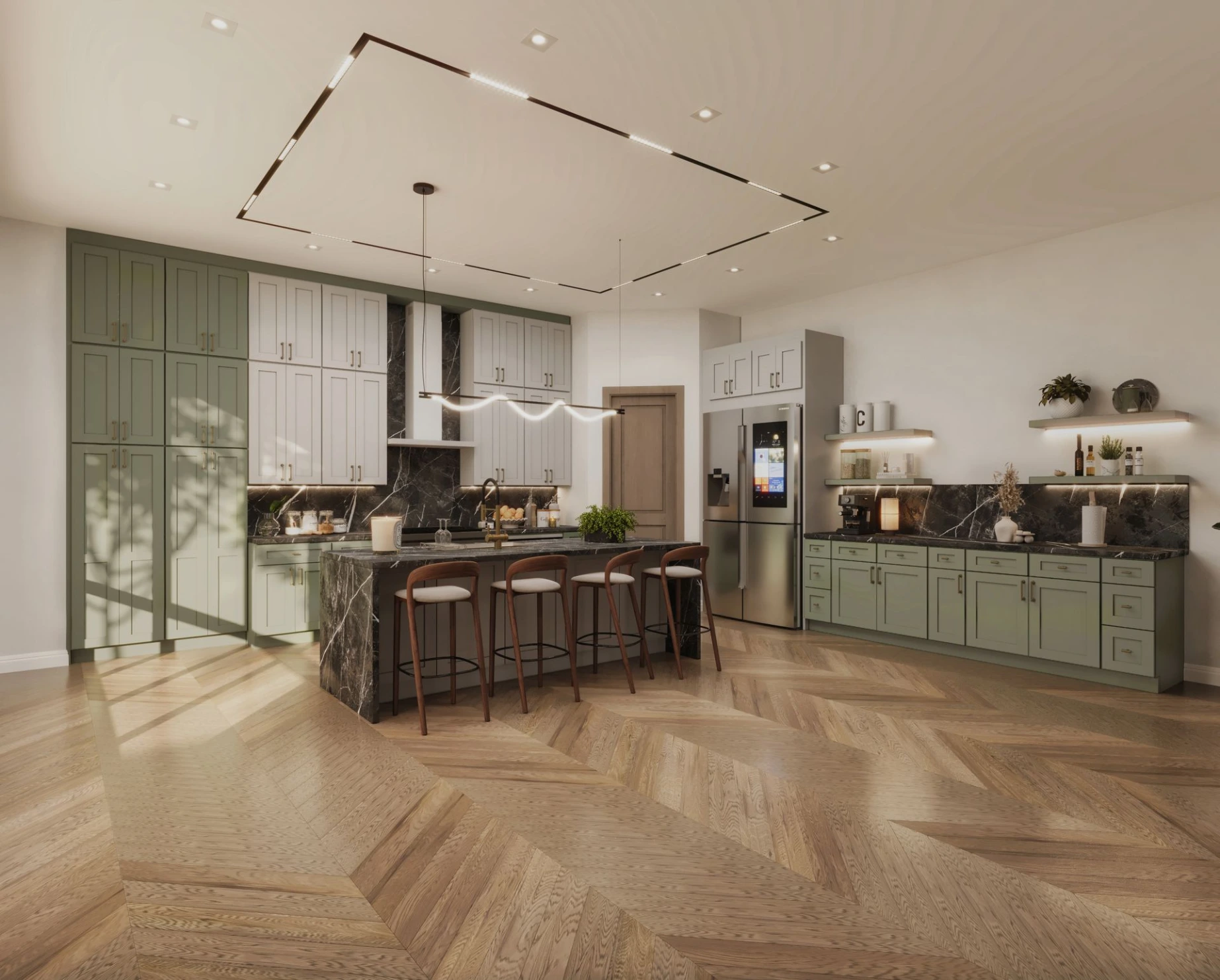 Lunar Grey Full Kitchen 