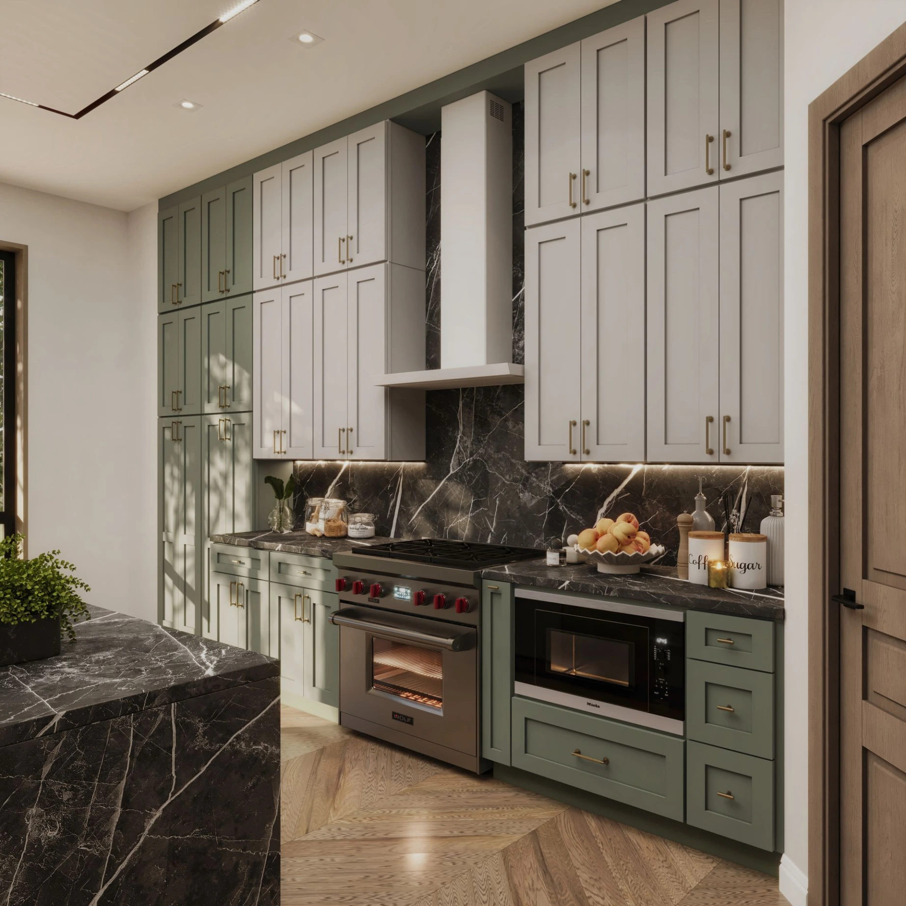 Lunar Grey Kitchen 