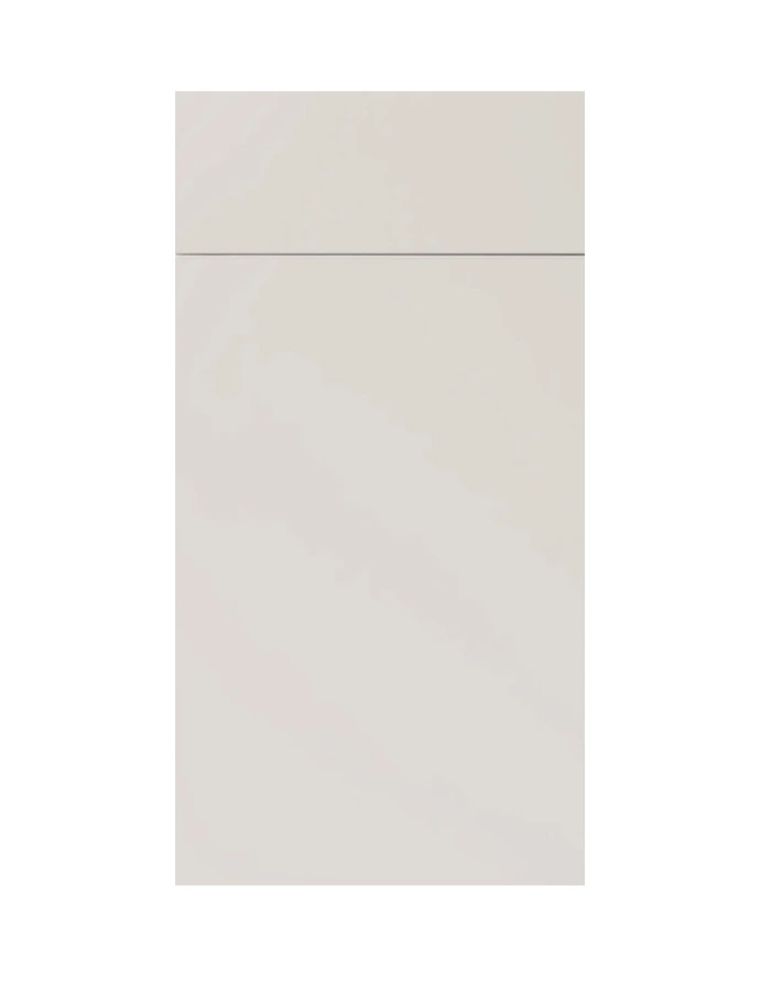 Matte Ivory Frameless door 
