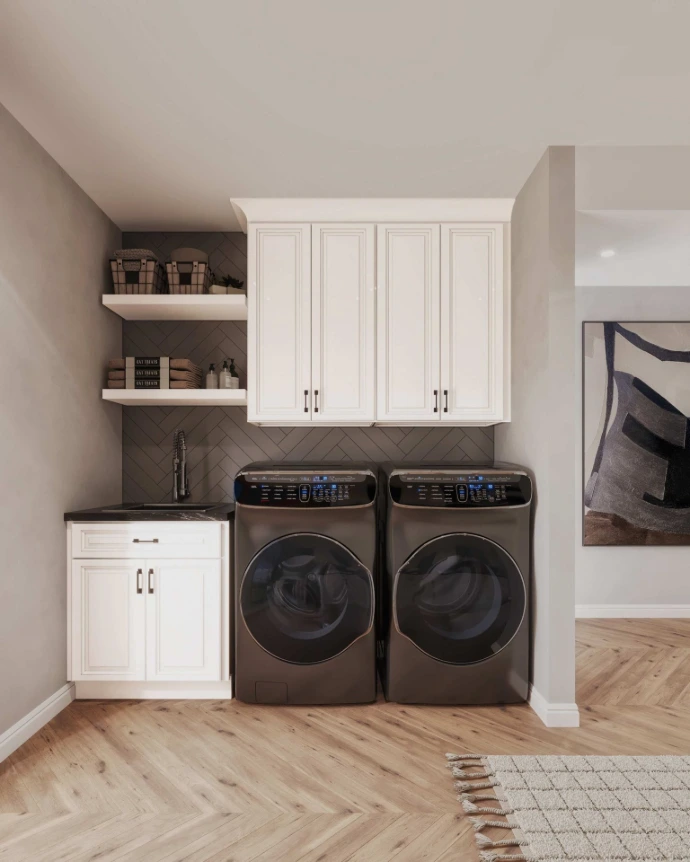 Aspen White Laundry 