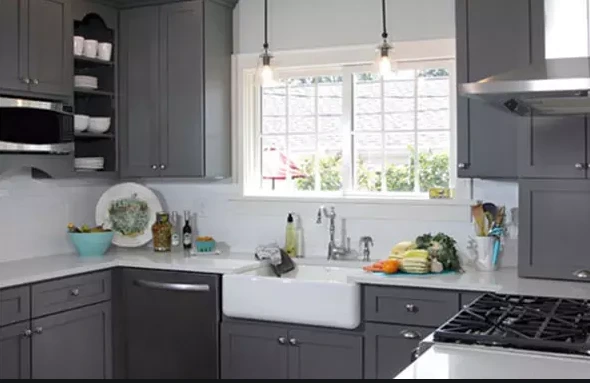 Lancaster Gray Kitchen 