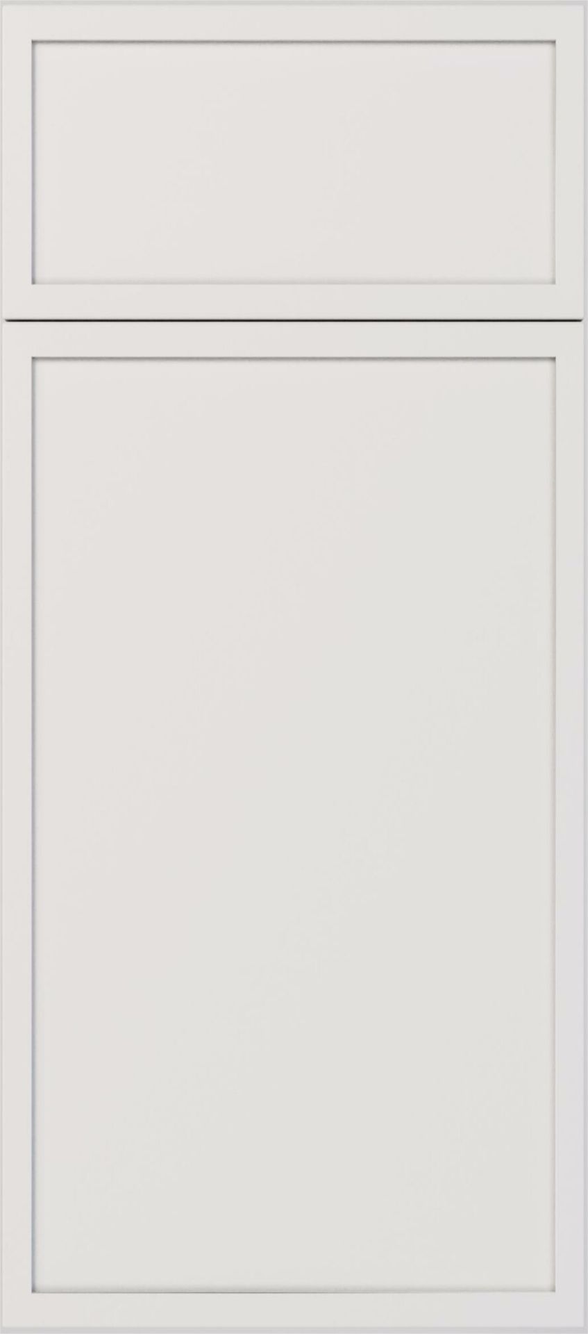 Mini Shaker Dove White RTA kitchen cabinet door sample