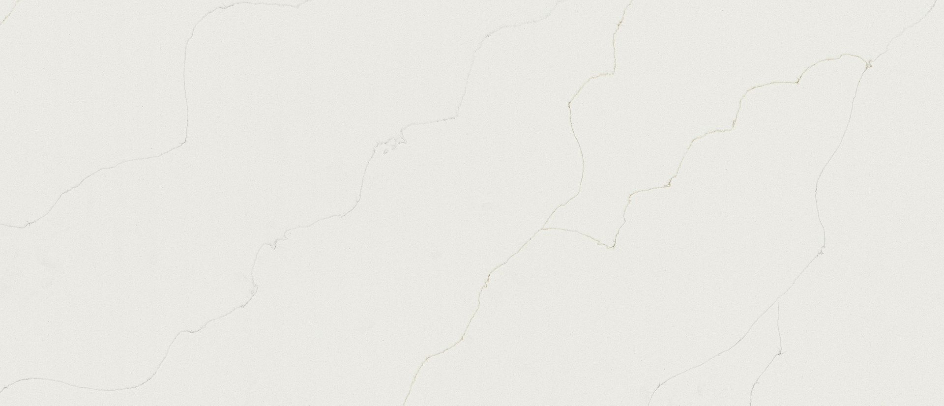 Close-up of Calacatta Duolina quartz pattern