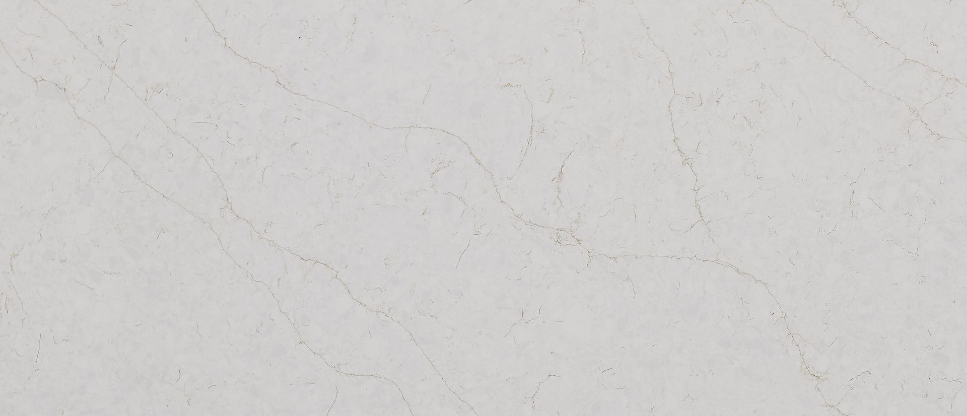 Close-up of Calacatta Karmelo quartz pattern