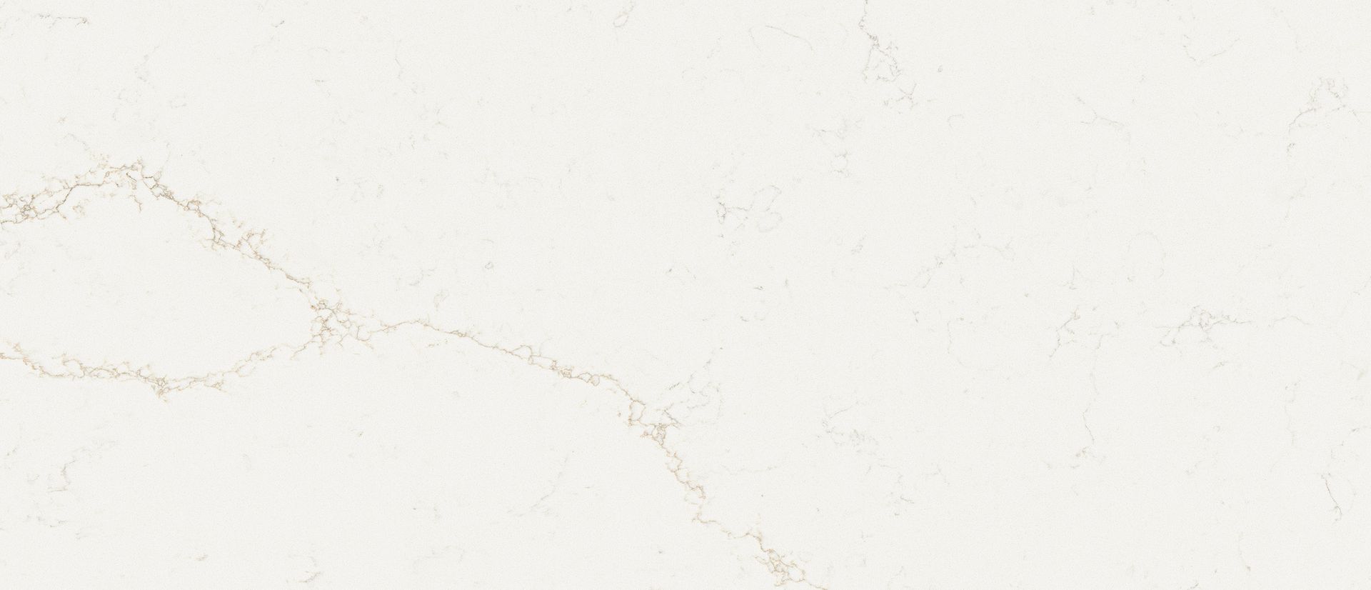 Close-up of Calacatta Rusta quartz pattern
