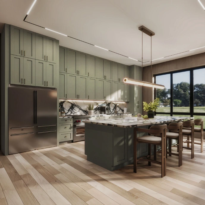 Sage Green Kitchen