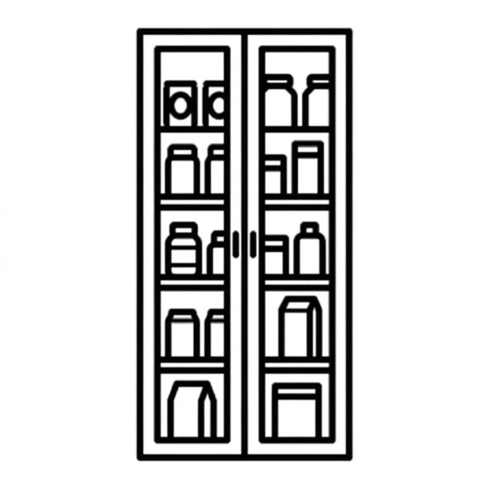 GR-Shaker Grey Pantry